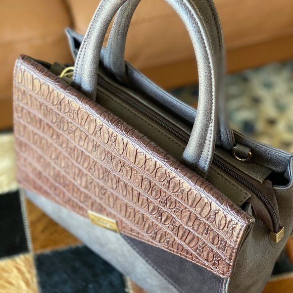 Fancy crocodile purse
